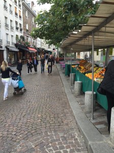 market on Rue Mouffetard, Paris